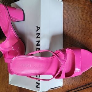Anne Klein Pink Block Heels